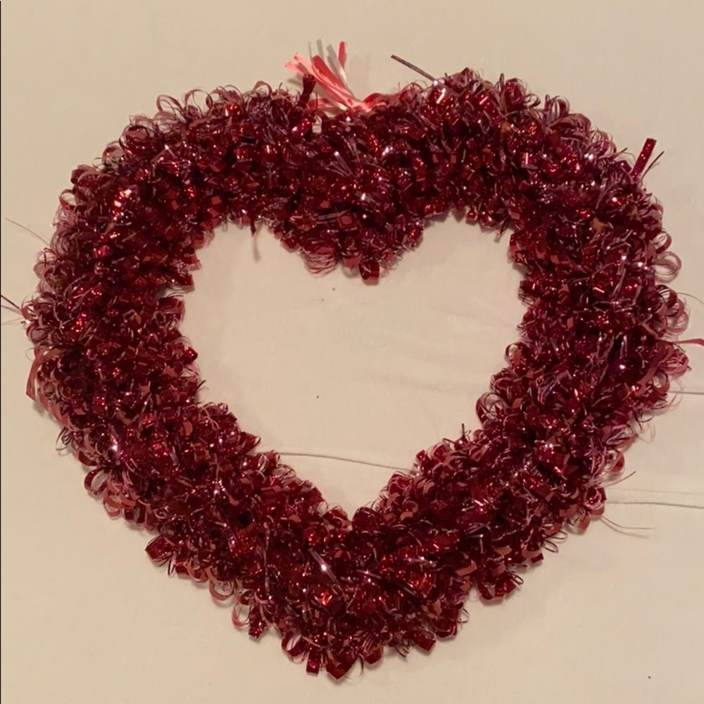 Red valentines heart.